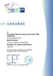 Urkunde Moritz